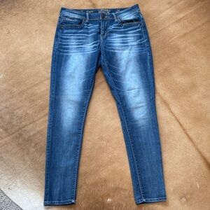 Buckle Black Medium Blue Women's Skinny Jeans